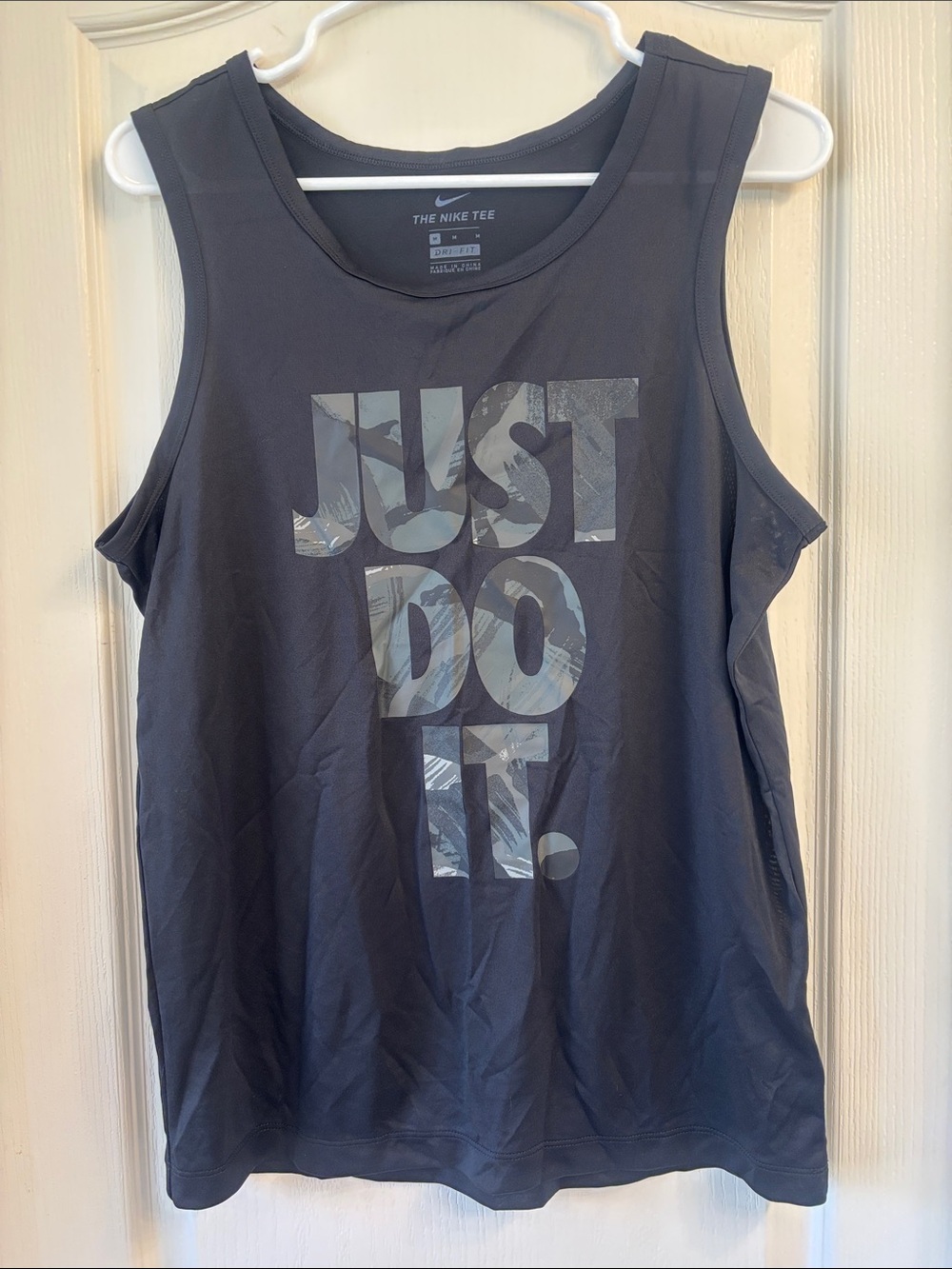 Nike Camouflage 'JUST DO IT.' Dri-fit Tank